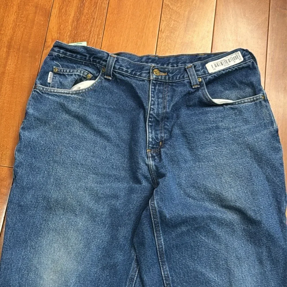 Carhartt Blue Men’s Denim Relaxed Jeans, Size‎ 36x32
